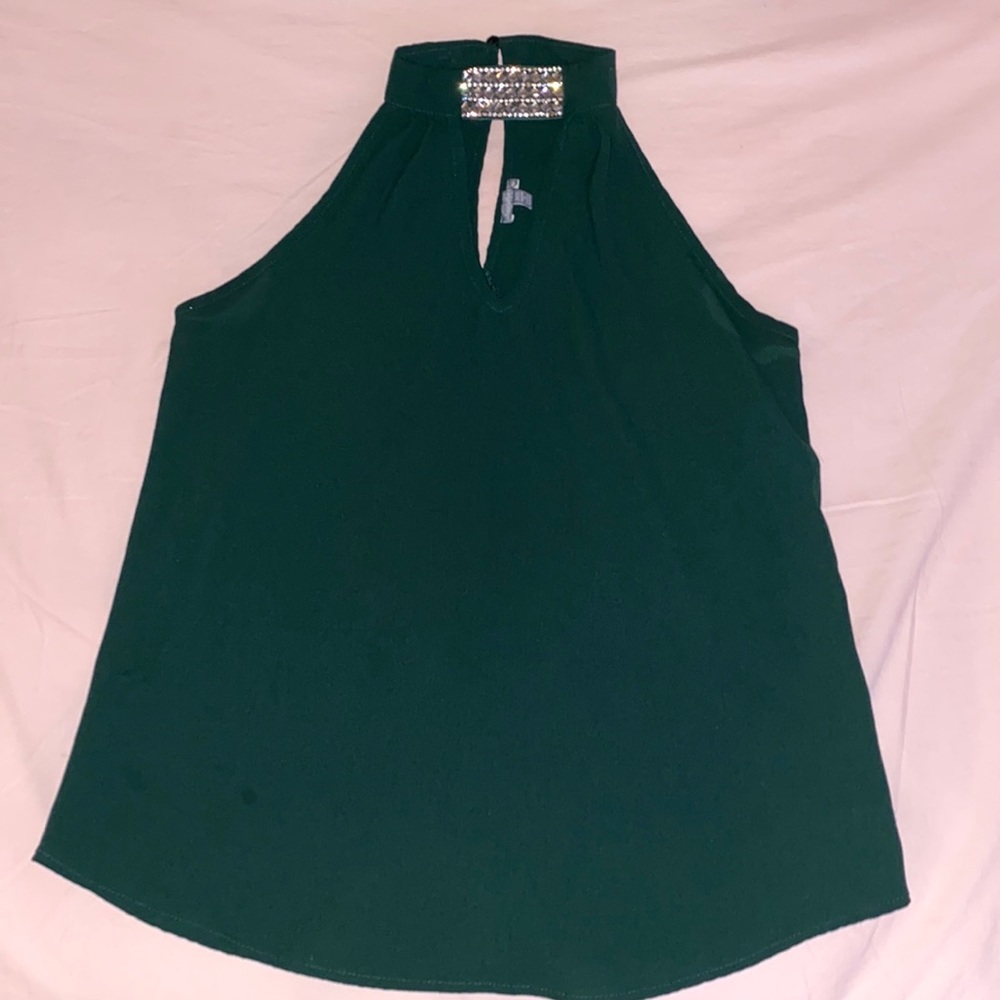 Charlotte Russe blouse with jewelry neck line